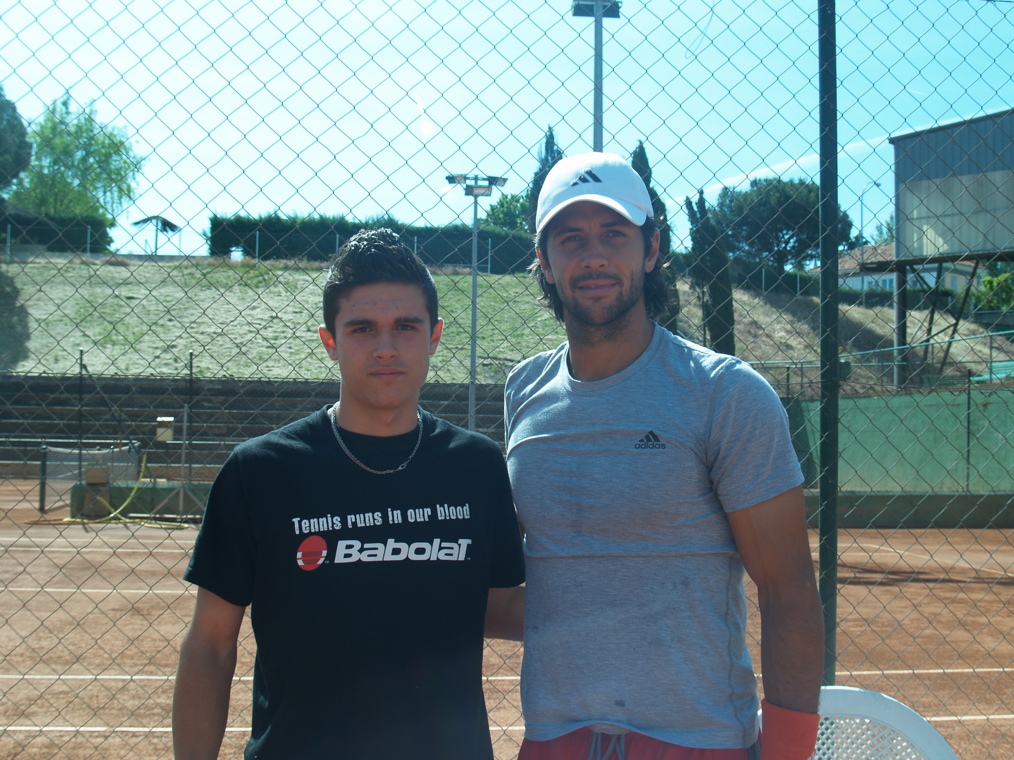 Training with Verdasco at CIT